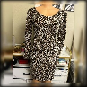 Animal print dress